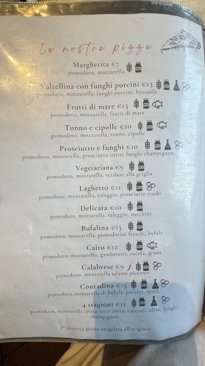 Menu Ristorante Pizzeria Laghetto-1