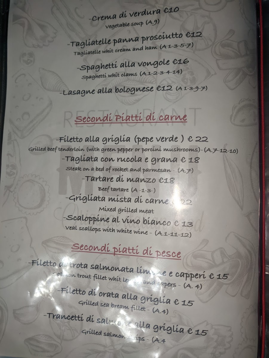 Menu Ristorante Pizzeria Laghetto-8